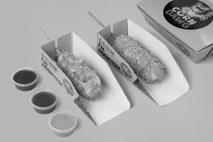 Haute Crisp Ramen & Mingle Munch Corn Dog (small Size)