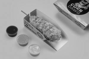 Messy Corn Dog  (non Veg)