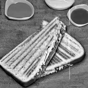 Veg Paneer Toast Sandwich