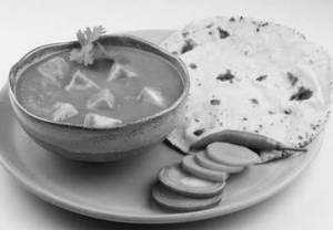 Pulka[3pic] With Paneer Curry