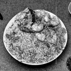 Prawns Chilli Szechuan Pan Fried Biryani