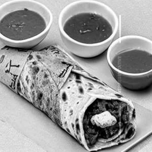 Veg Mutton Chaap Roll