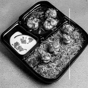 Prawns Manchurian Szechuan Pan Fried Biryani