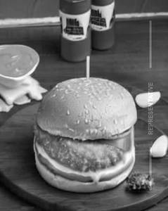 Cheese masala burger                                                                                                            