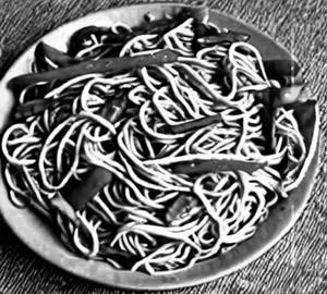 Chicken schezwan noodle  
