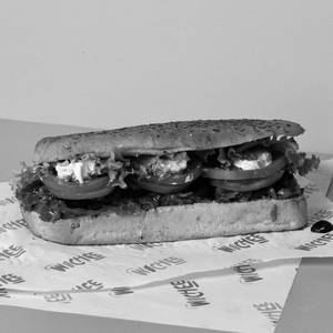 Caramelised Onion, Mushroom And Feta Cheese Sandwich