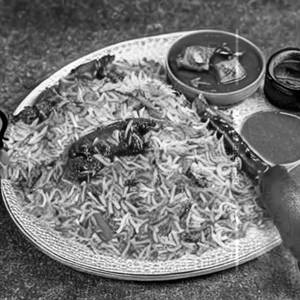 Veg Chilli Szechuan Pan Fried Biryani