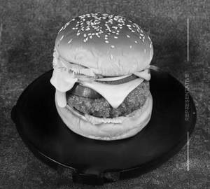 Schezwan Cheese Burger Double Patty
