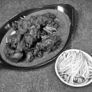Assamese style chicken dry