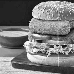 Paneer patty burger