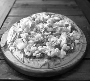 Sweet corn pizza
