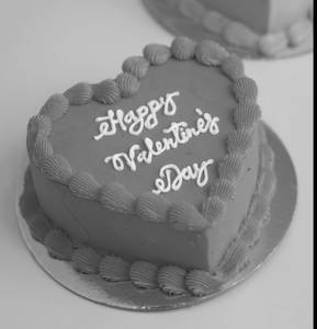 Red Mini Heart Cake