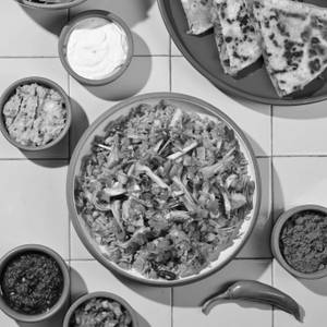 Adobo Jackfruit & Refried Beans