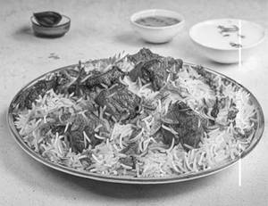 Beef biryani
