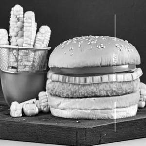 Cheese corn burger
