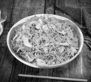 Chicken garlic fried rice