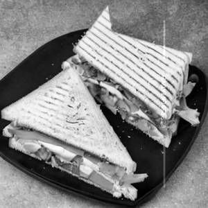 Veg Club Cheese Sandwich
