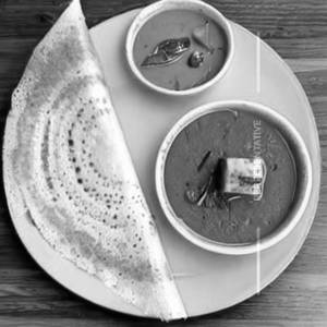 Butter Paneer Masala Dosa