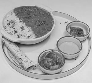 Chole rice bowl
