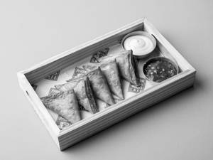 Chicken & Cheese Samosa