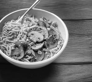 Mushroom noodles
