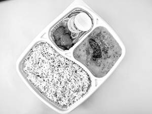 Garlic Dal Tadka Mini Thali [Jeera Rice]