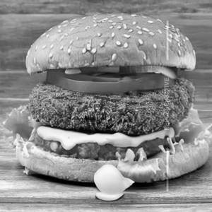Veg patty burger