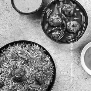 Veg Manchurian Szechuan Pan Fried Biryani