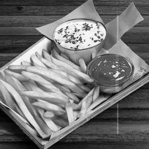 Salted french fries