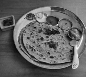 Aloo Schezwan Paratha