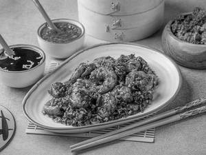 Prawns Manchurian (dry)