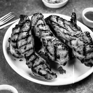 Grill chicken half