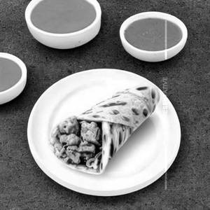 Double Egg Chicken Schezwan Roll