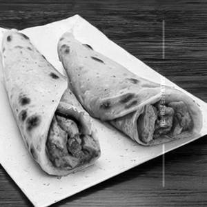 Double Chicken Double Egg Schezwan Roll