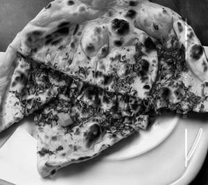 Stuffed naan [paneer]