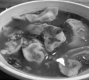 Momos soup