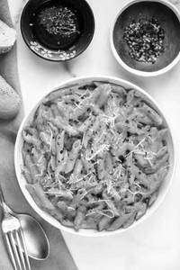 Red sauce pasta
