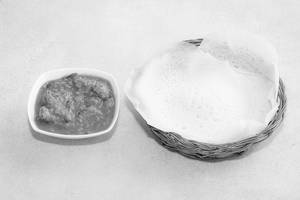 Appam(3 Pcs) With Chicken Curry