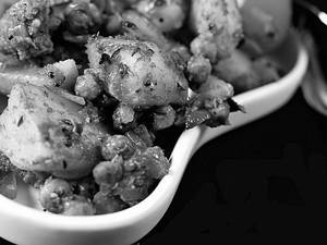 Aloo Matar Dry