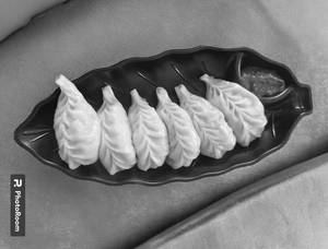 Steam Momo Veg 6 Pcs