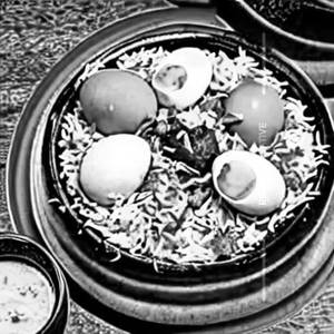 Egg biryani                        