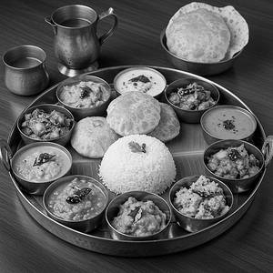 Madras Samso Thali