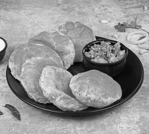 Jeera Aloo, Poori And Mini Kheer