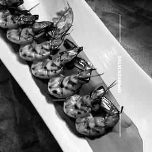 Grilled Tiger Prawn Black Papper Souce