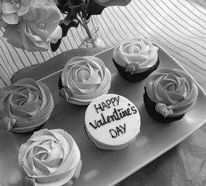 Valentine's Rose Cupcakes