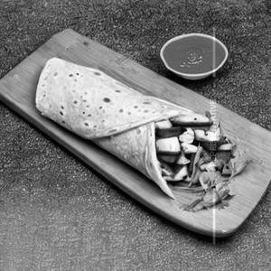 Beetroot Chicken Cheese Egg Wrap