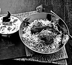 Chicken mughlai biryani 