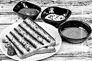 Paneer Cheese Chutney Sandwich