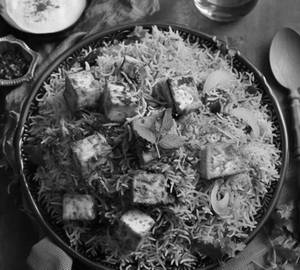 Panner biryani