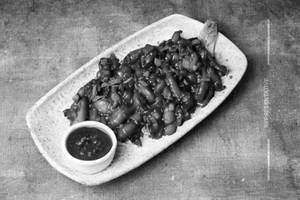 Baby corn Mushroom Chilli